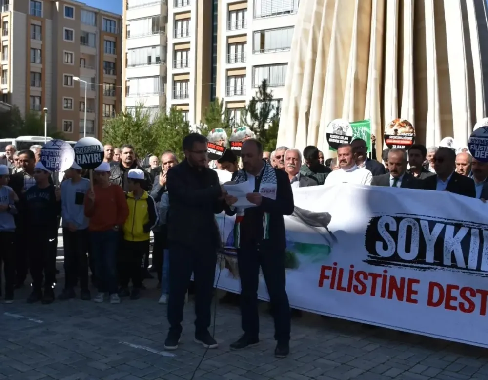 FİLİSTİN HALKININ YANINDA, İŞGALİN KARŞISINDAYIZ