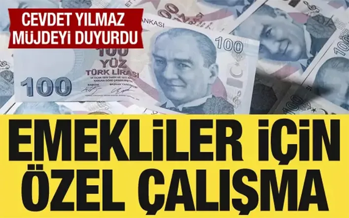 Cumhurbaşkanı Yardımcısı Cevdet Yılmaz duyurdu: Emekliler için özel çalışma