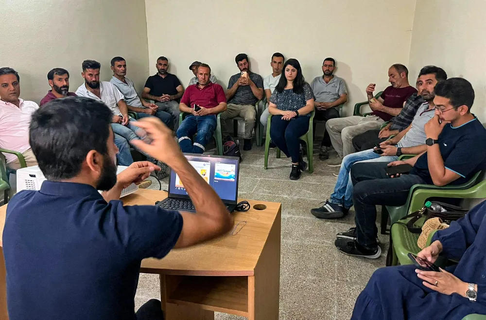 Site sakinlerine iklim değişikliği ve sıfır atık anlatıldı