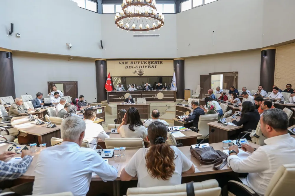 Van Büyükşehir Belediye Meclisi Ağustos ayı toplantısı başladı 