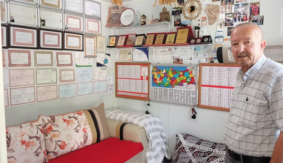 Emekli Eğitimci Lütfü Aydın başarılarıyla konuşuluyor