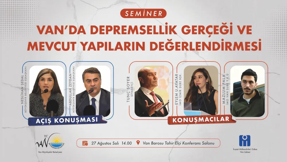 Van’da geniş katılımlı deprem semineri