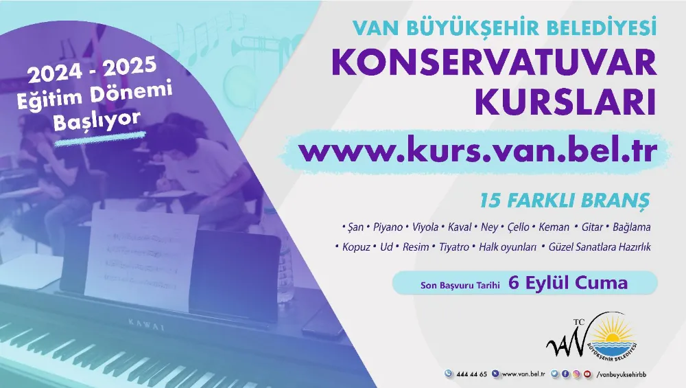 Büyükşehir Konservatuvarı yeni yetenekleri bekliyor