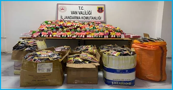 Van’da gümrük kaçağı malzemeler ele geçirildi