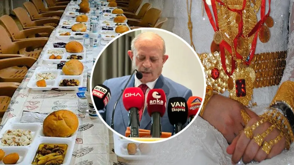 Vanlılara taziye yemekleri ve gösterişli düğünlerin son bulması çağrısı