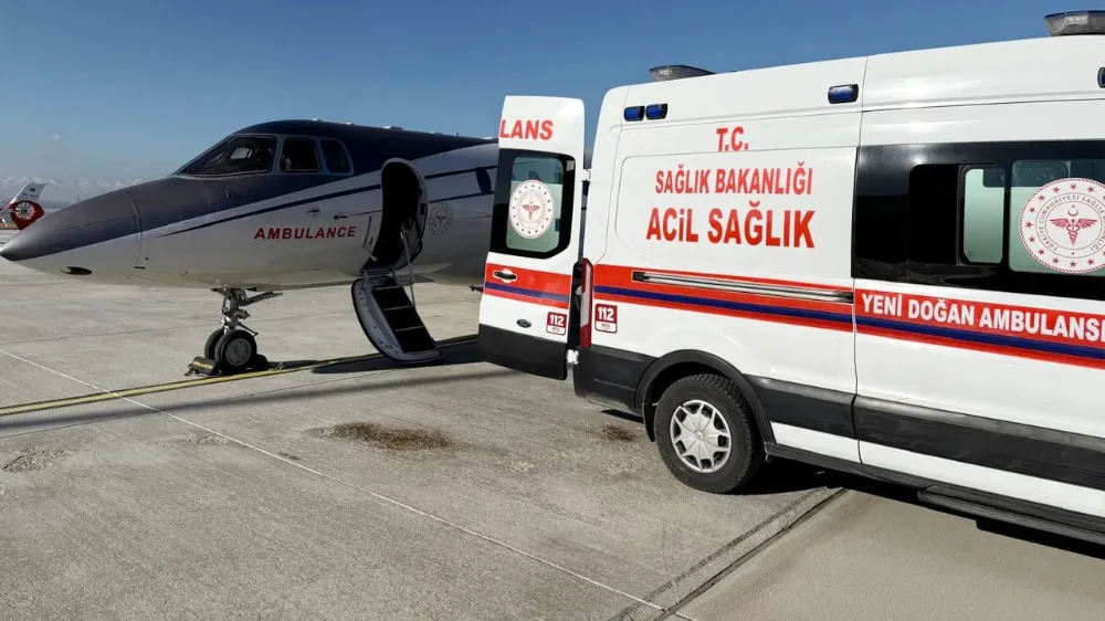 Van’da 1 aylık bebek için hava ambulans seferberliği