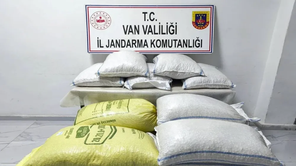 Van’da 850 kilo kaçak İran fıstığı ele geçirildi