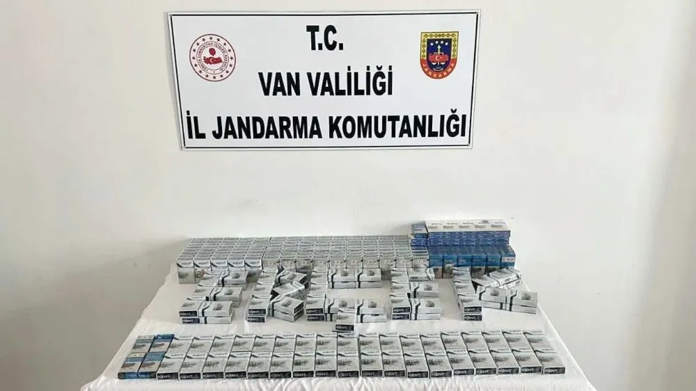 Van’da kaçak sigara ele geçirildi