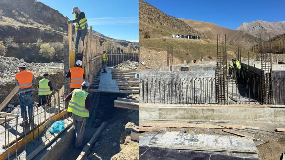 Bahçesaray’da Atıksu Arıtma Tesisi çalışmaları sürüyor