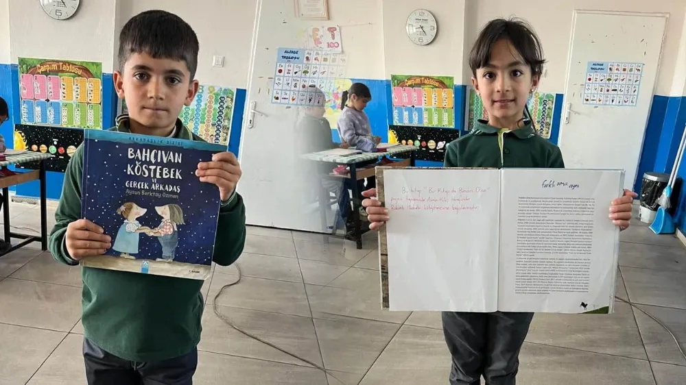 Bakımlı İlkokulu’ndan kütüphanelere anlamlı destek