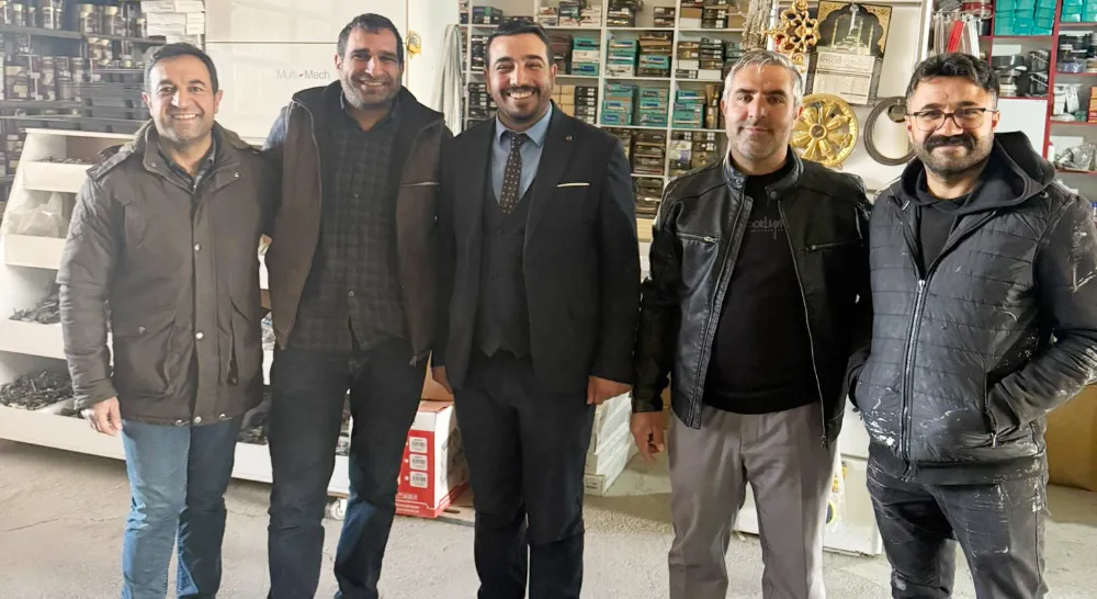 Van’da esnaf odasında yeni dönem için güçlü adaylık mesajı