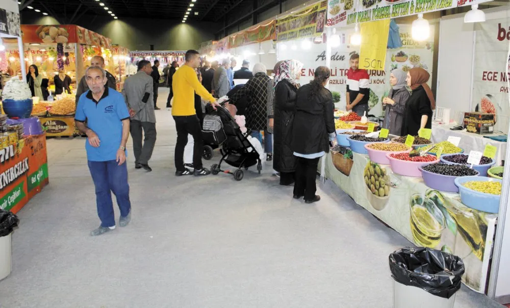 Yöresel ürünler fuarı yoğun ilgi gördü