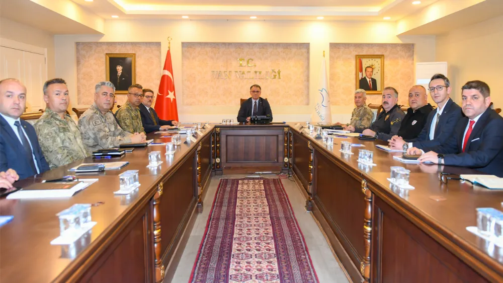 Van’da asayiş ve güvenlik toplantısı