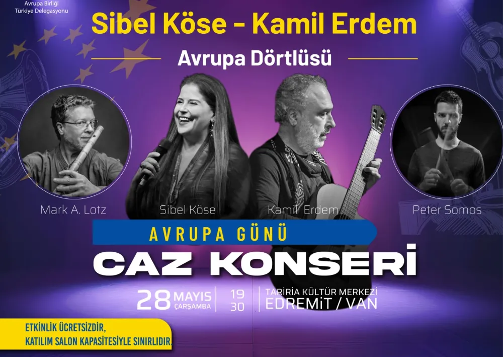 Avrupa Günü Van’da Caz Konseri ile kutlanacak