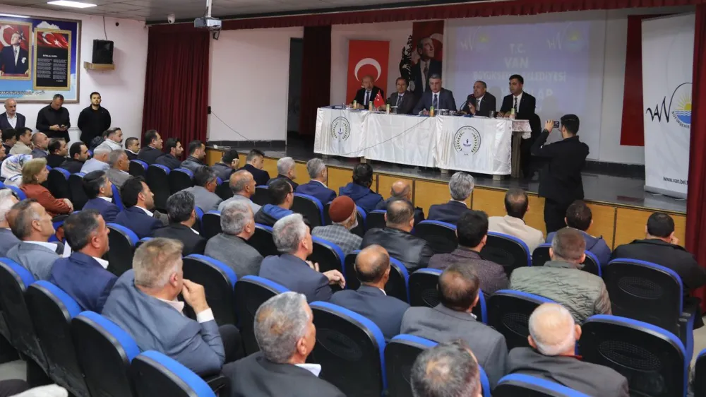 Muhtarlar toplantısı Saray ve Özalp