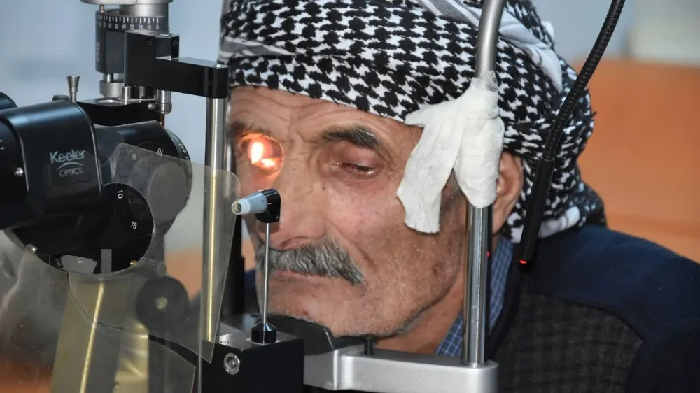 Van’daki göz kliniğinde günde 40 ameliyat yapılıyor