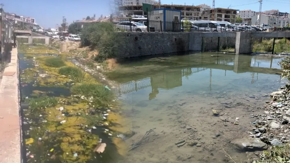 Akköprü Deresi’ndeki çöpler temizlendi