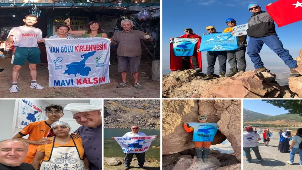 “VanGölüKirlenmesin, Mavi Kalsın” çağrısı Türkiye